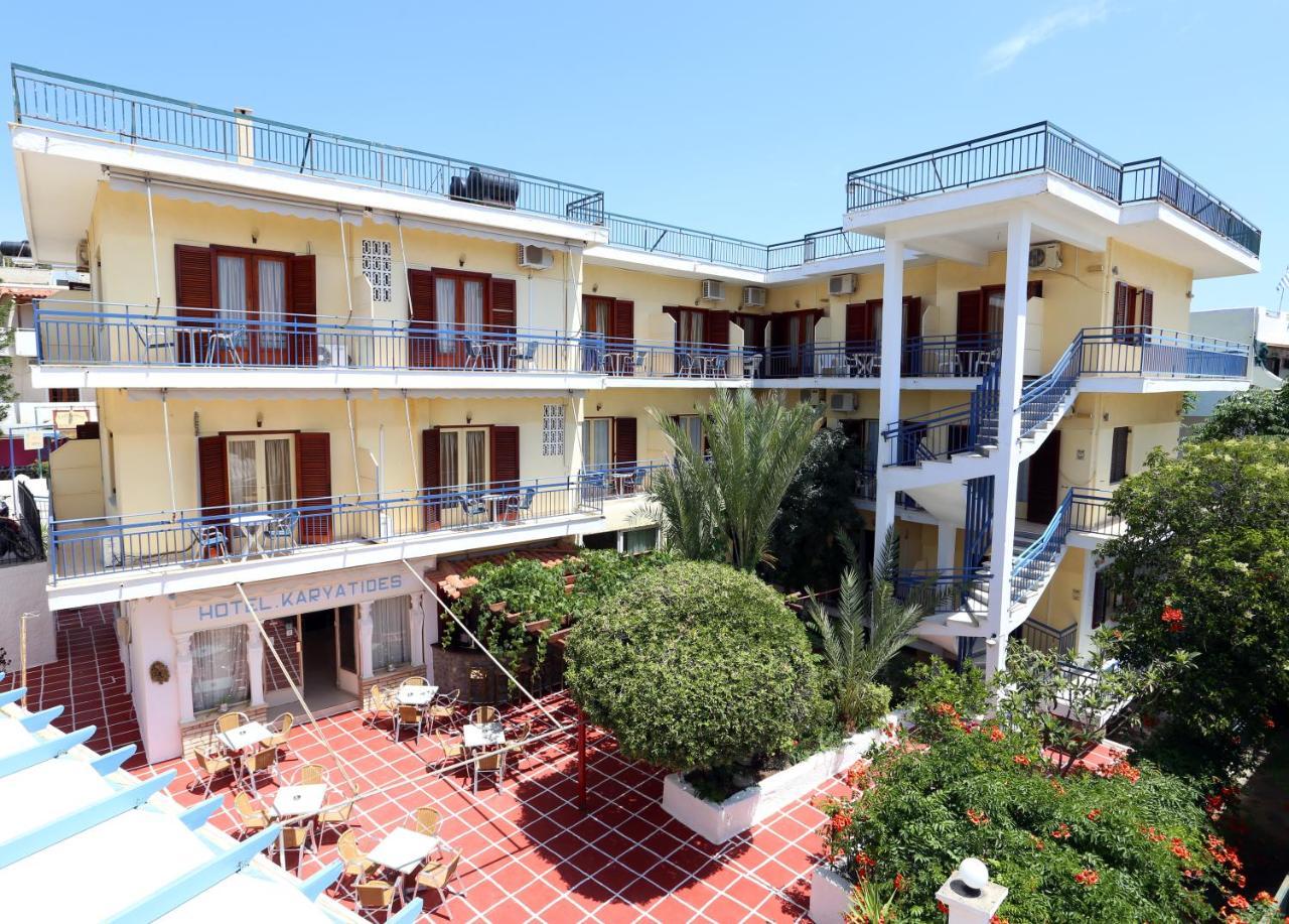 Hotel Karyatides Agia Marina  Екстер'єр фото